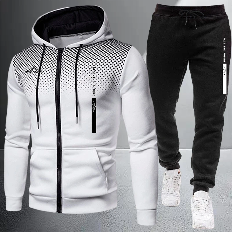 Winter Clothing Matching - Jaket Pria Terlaris, Setelan Olahraga Kasual,