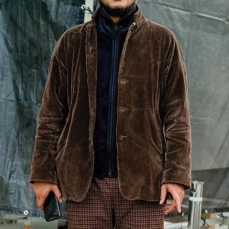 Winter Clothing Taiwan - Jaket Corduroy Pria Musim Gugur Dingin