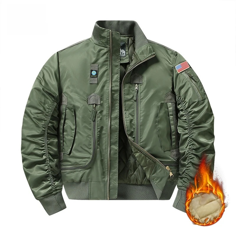 Winter Clothing Taiwan - Jaket Bomber Pria MA1 Musim Dingin