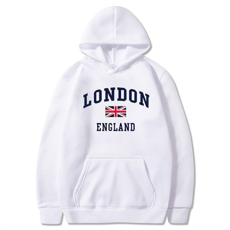 Winter Clothing London - Hoodie London Inggris untuk Pria, Sweatshirt