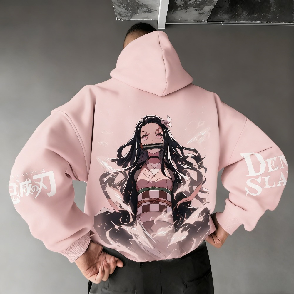 Winter Clothing For Boys - Demon Slayer Hoodie Pria Kamado Nezuko