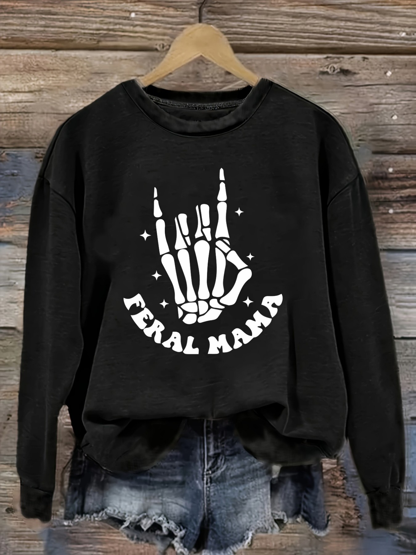 Winter Clothing For - Kaos Wanita Lengan Panjang Kasual Kerah