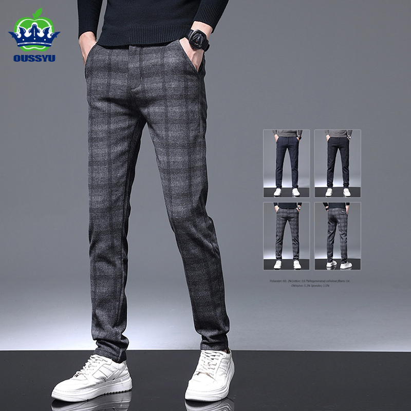 Quality Winter Clothing Brand - Celana Kotak-kotak Baru 2025 Celana Panjang