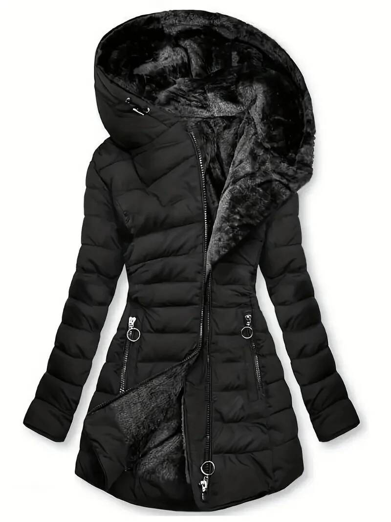 Winter Clothing Taiwan - Jaket Berkerudung Hangat Musim Dingin Panjang