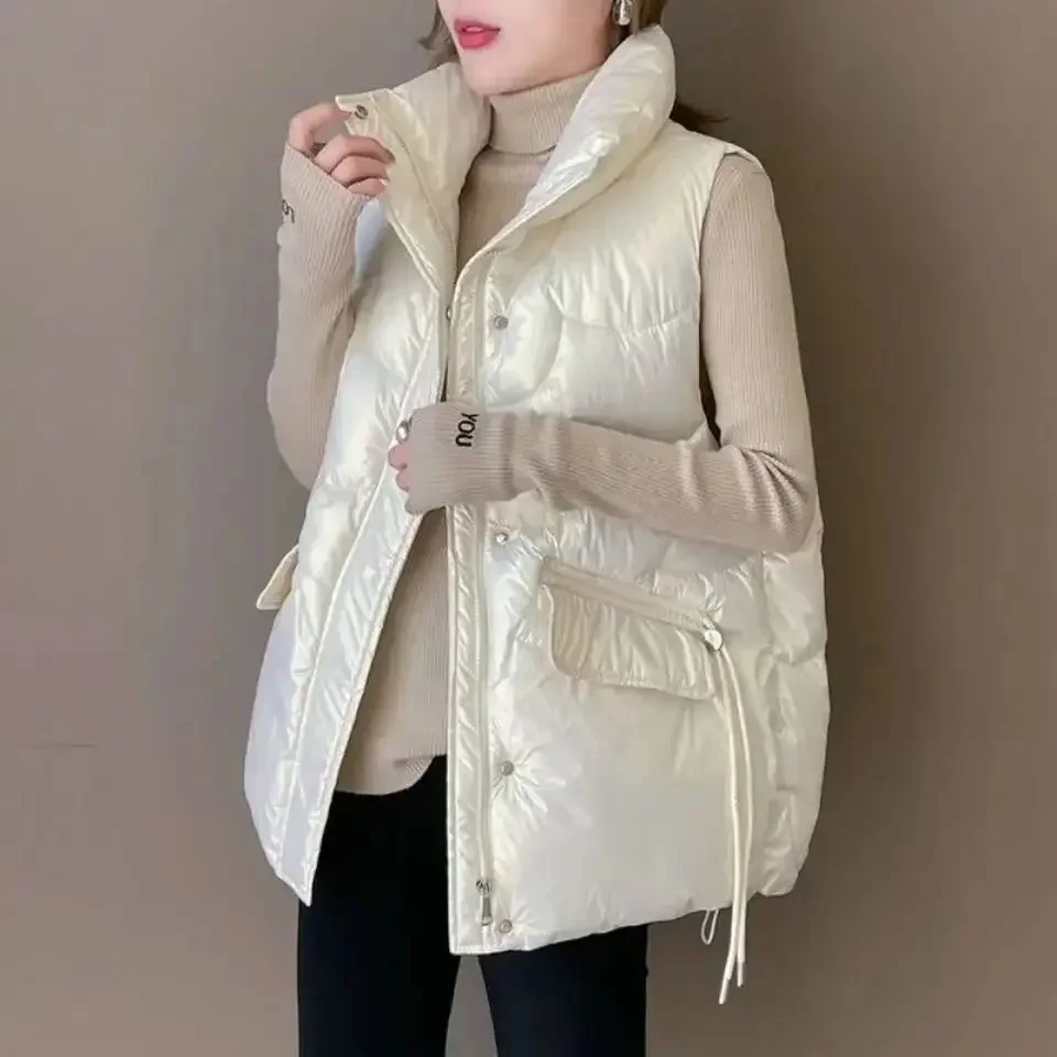 Winter Clothing On Sale - Rompi Down wanita, Luaran setengah berlapis