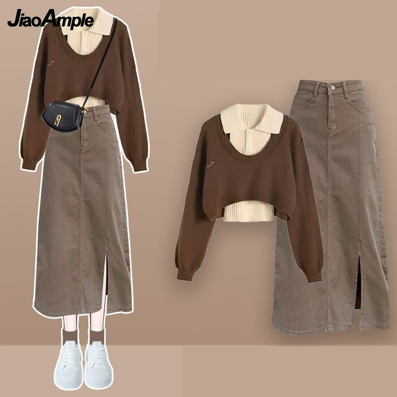 Winter Clothing Kit - Setelan pakaian Wanita 3 potong Korea,