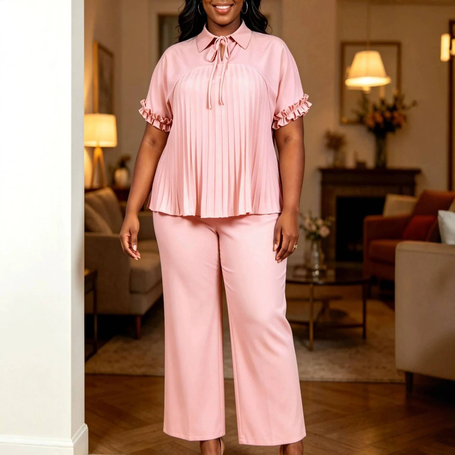 Winter Clothing Plus Size - Pakaian Wanita Ukuran Besar: Kemeja Berkerah
