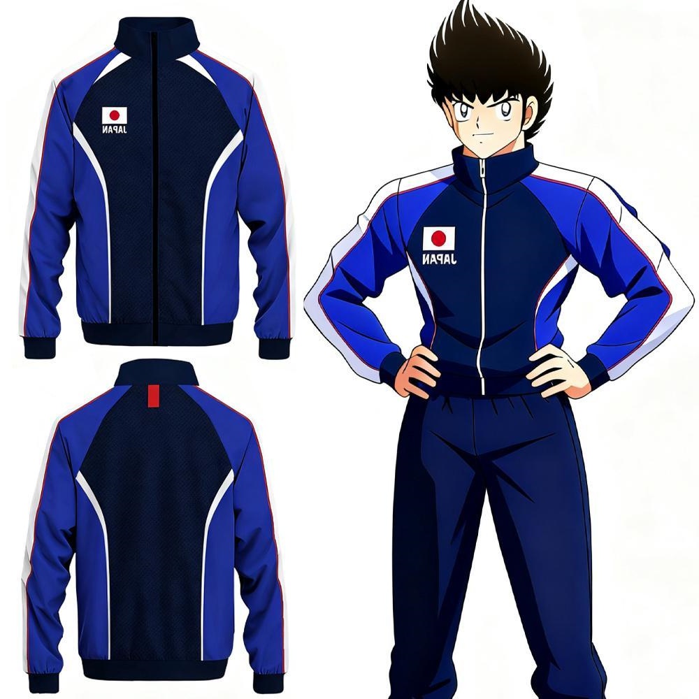 Winter Clothing Stores - Jaket Bendera Jepang Captain Tsubasa Anime