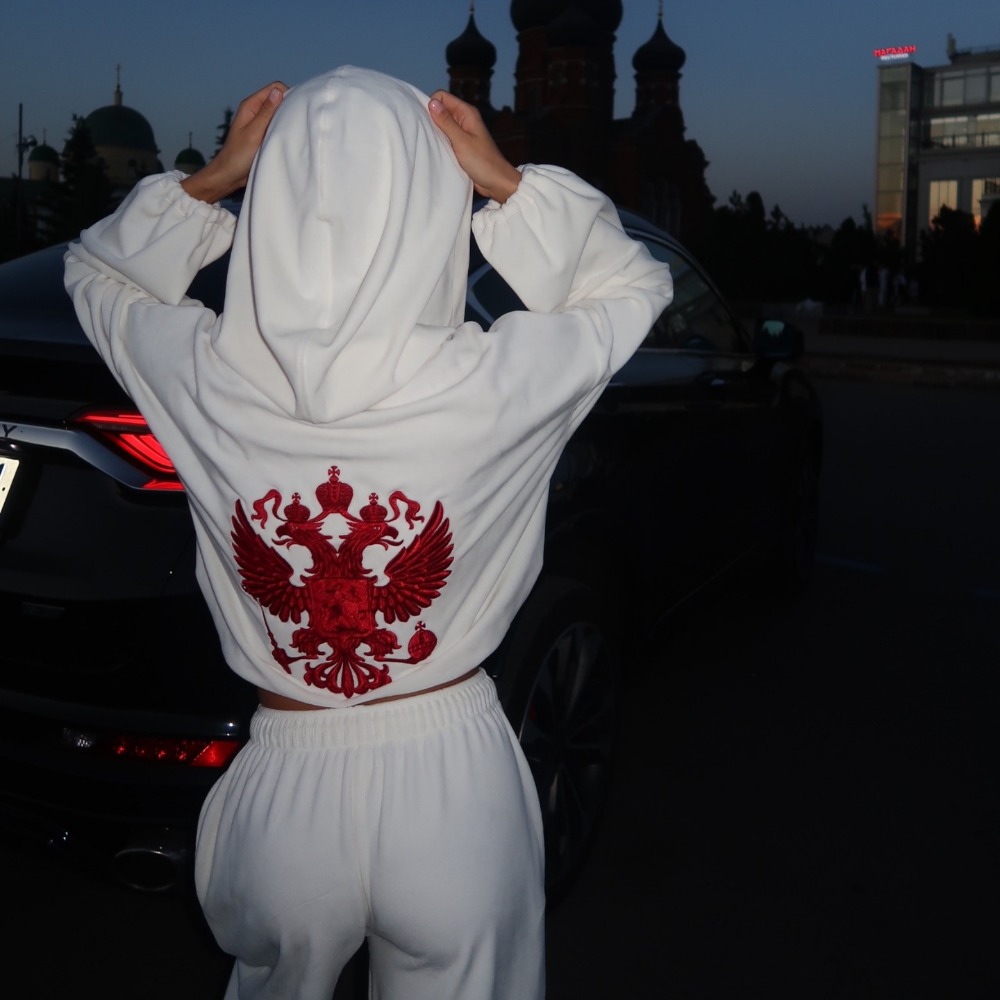 Winter Clothing For - Setelan Hoodie Celana Bordir Gaya Jalanan