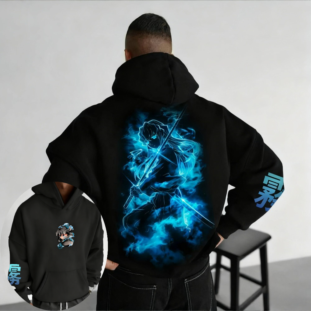 Winter Clothing For Boys - Demon Slayer Hoodie Pria Sweatshirt Muichiro