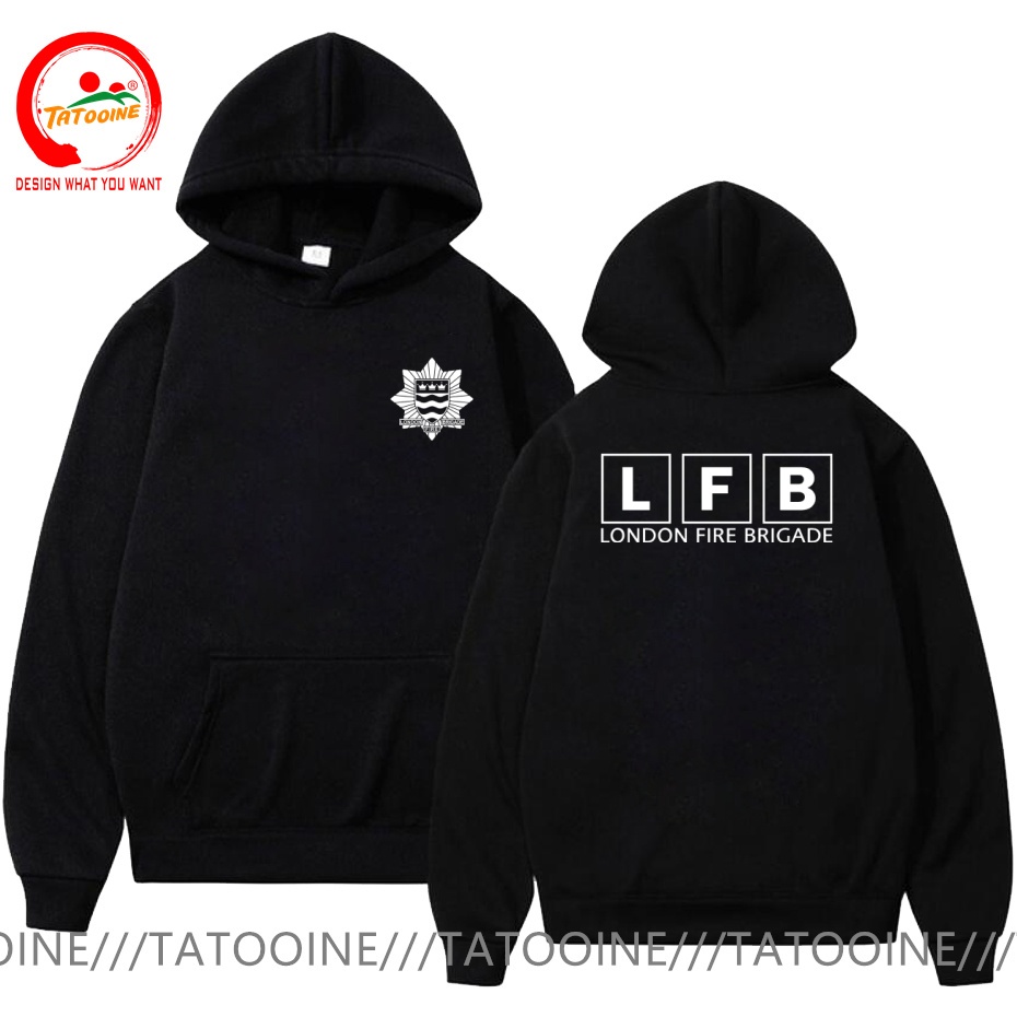 Winter Clothing London - Kaos LFB London Fire Brigade Pria,