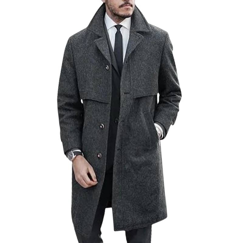 Winter Clothing Taiwan - Jas Pria Kerah Lapel Kantor Kasual
