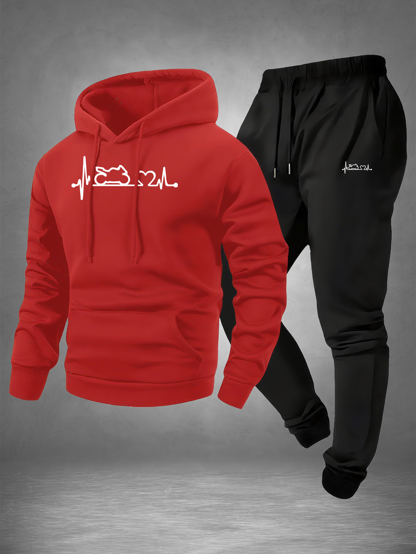 Setelan Olahraga Pria 2-Potong - Winter Clothing Stores ulasan dan harga