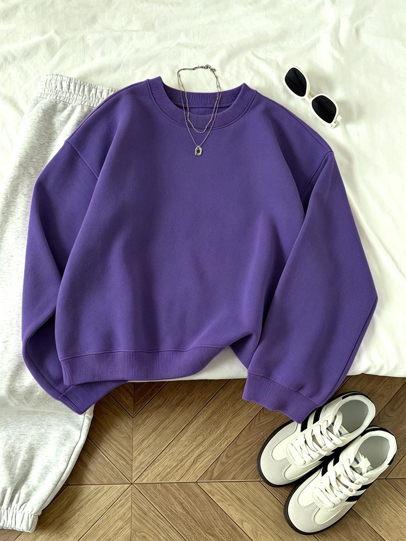 Sweatshirt Wanita Kasual O-Nec - Winter Clothing On Sale ulasan dan harga