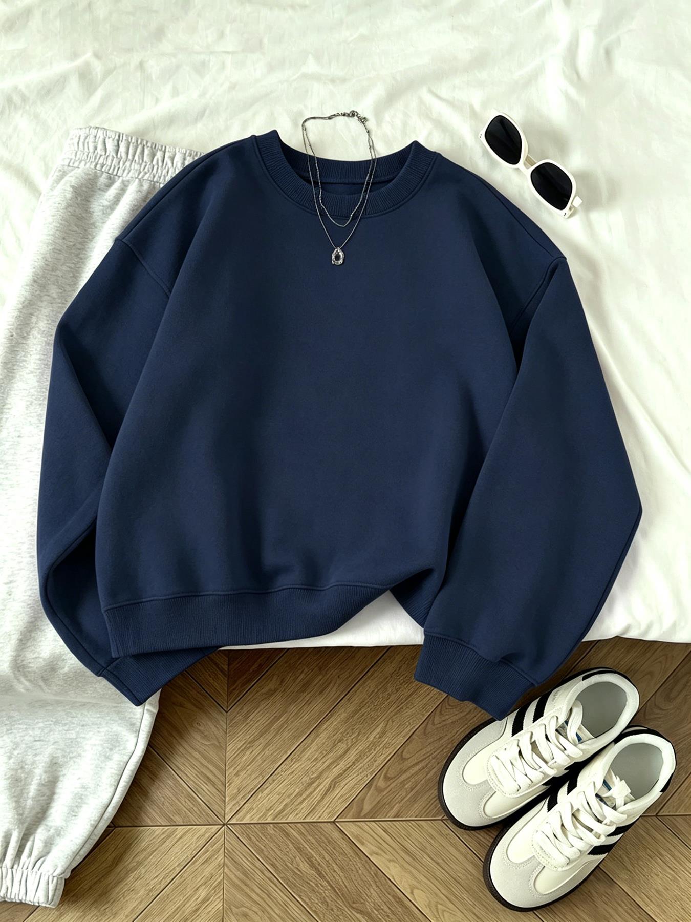 Sweatshirt Wanita Kasual O-Nec - Winter Clothing On Sale ulasan dan harga