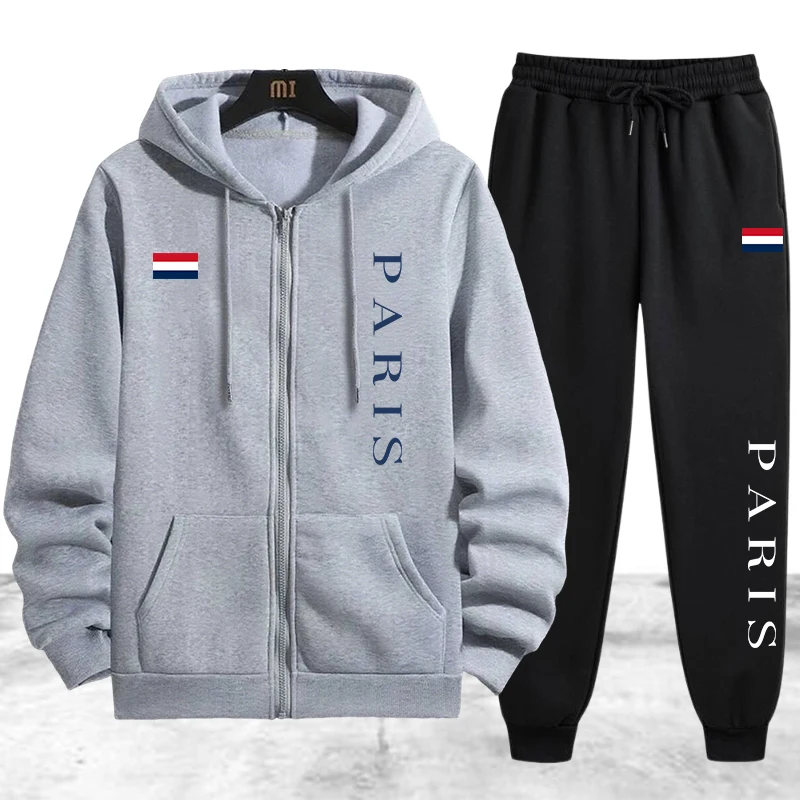 Setelan Olahraga Pria Paris Pr - Winter Clothing Matching ulasan dan harga