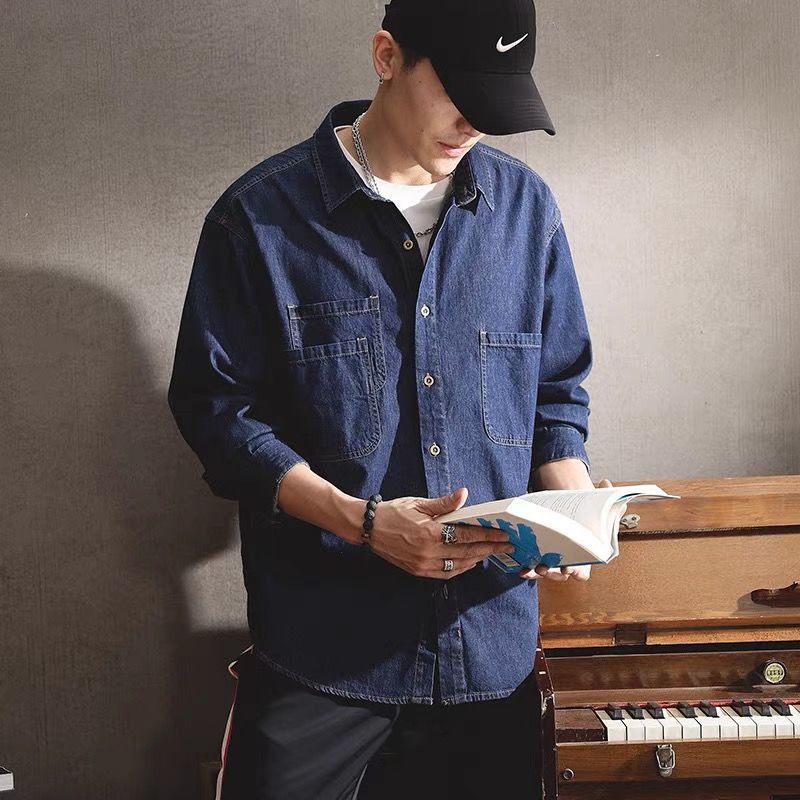 Kemeja Lengan Panjang Pria Gay - Winter Clothing Matching ulasan dan harga