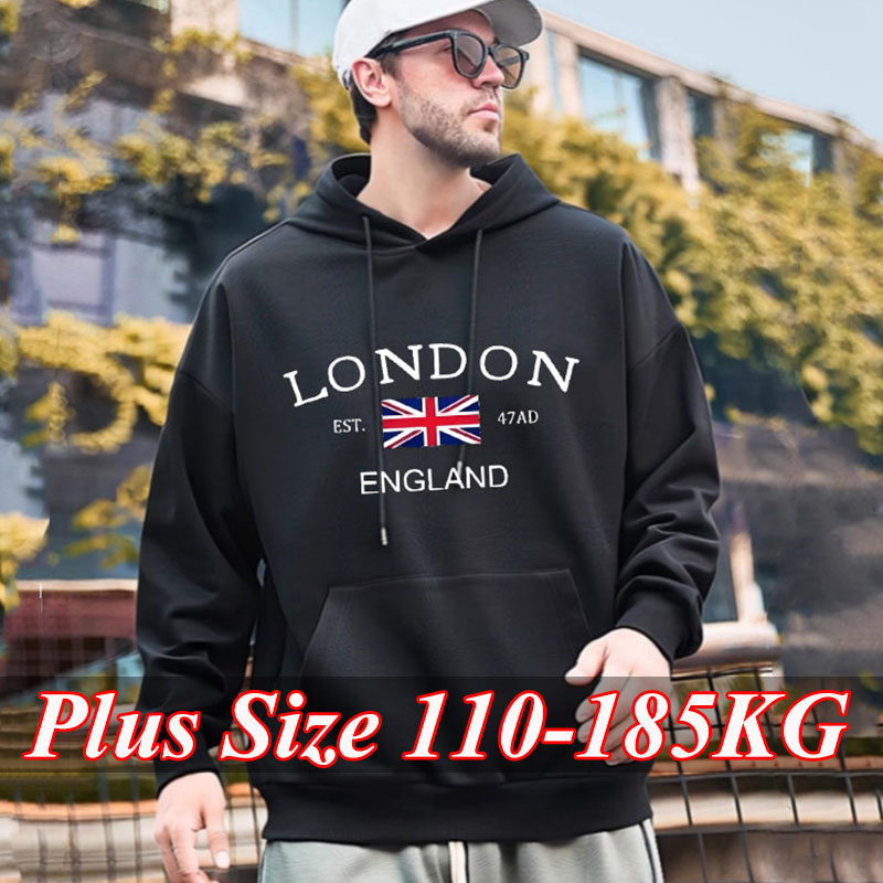 Hoodie Cetak Fashion London un - Winter Clothing London ulasan dan harga