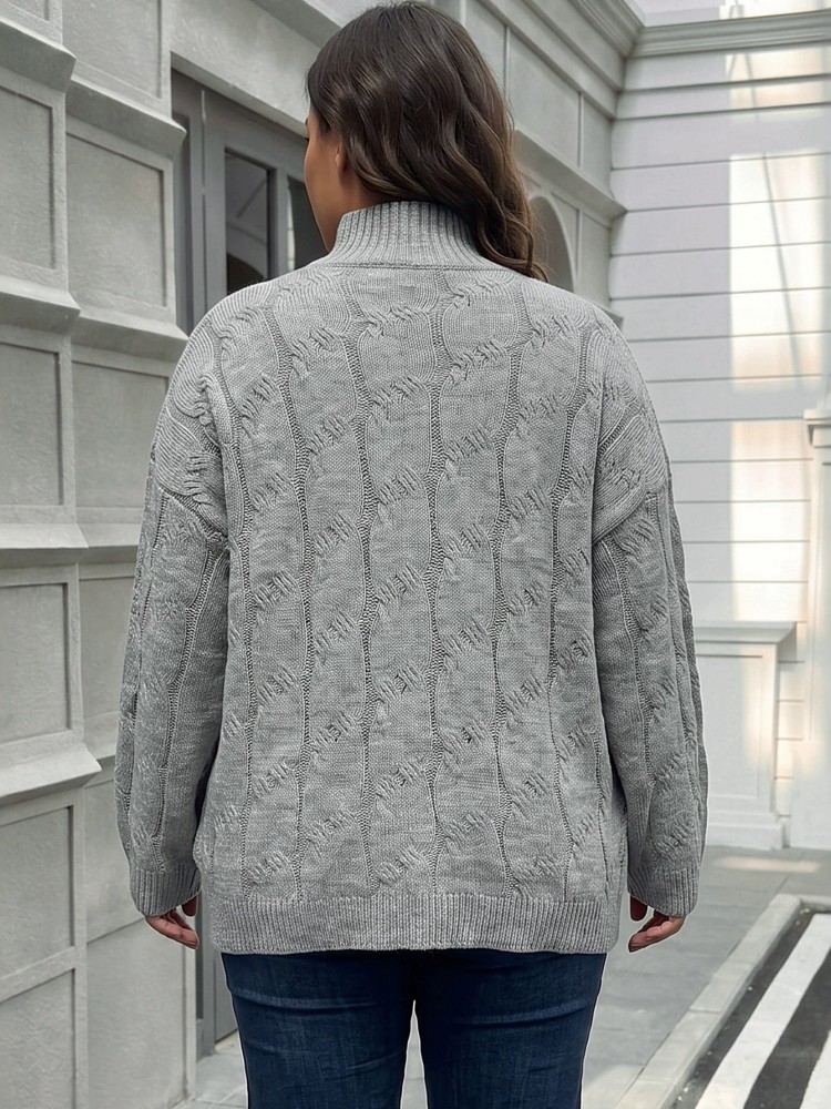 Sweter Rajut Lengan Panjang Mu - Winter Clothing Plus Size ulasan dan harga