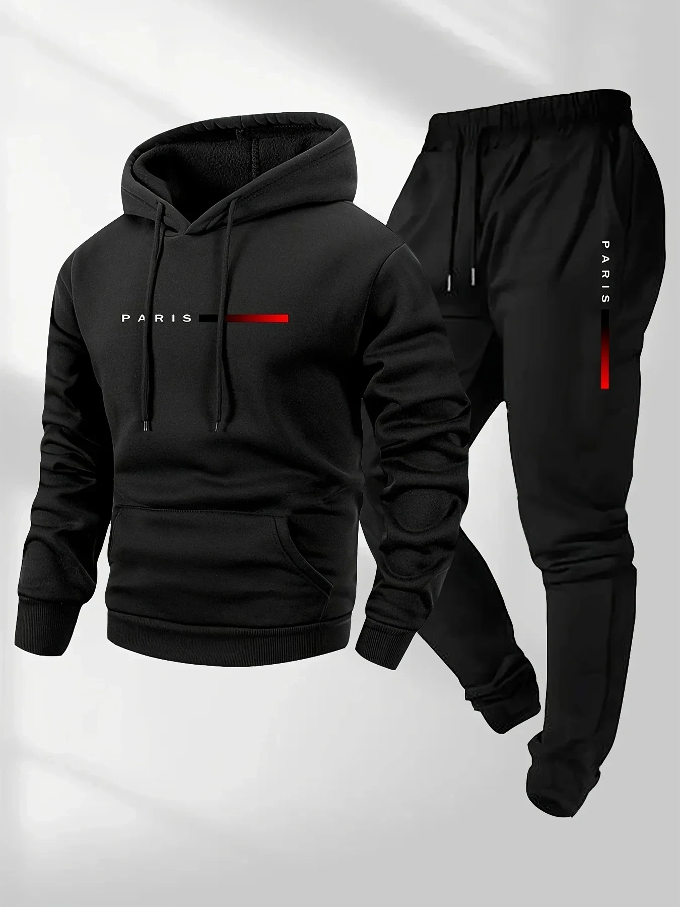 Setelan Sweater Cetak Huruf PA - Winter Clothing Stores ulasan dan harga