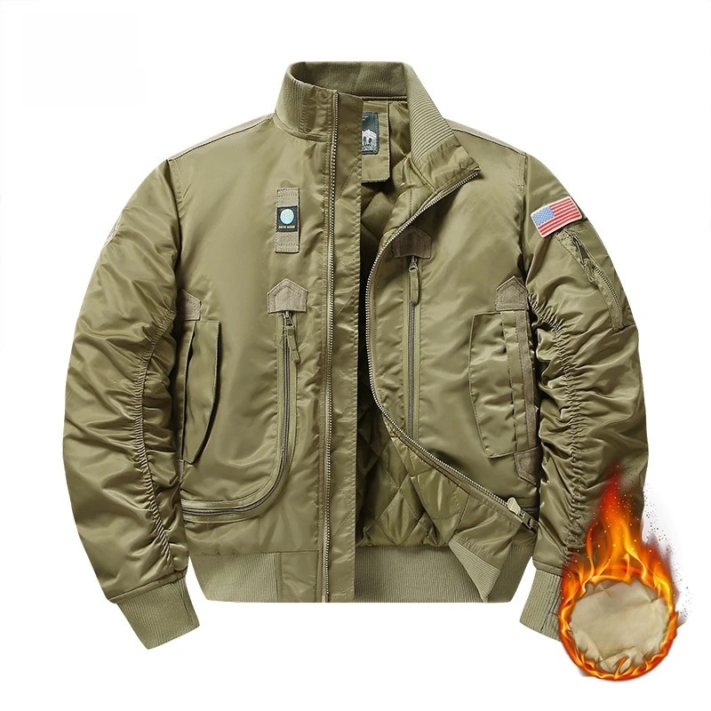 Jaket Bomber Pria MA1 Musim Di - Winter Clothing Taiwan ulasan dan harga