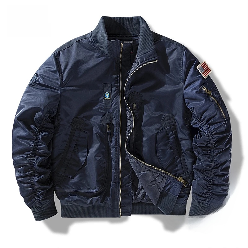 Jaket Bomber Pria MA1 Musim Di - Winter Clothing Taiwan ulasan dan harga