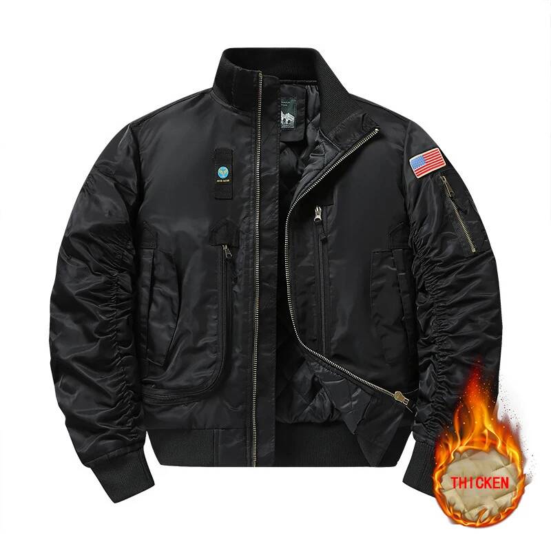 Jaket Bomber Pria MA1 Musim Di - Winter Clothing Taiwan ulasan dan harga