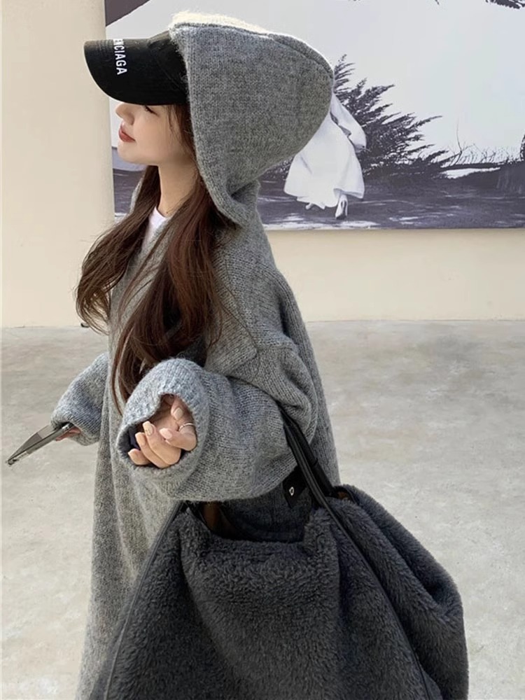 Sweater panjang wanita, gaya K - Winter Clothing H&M ulasan dan harga