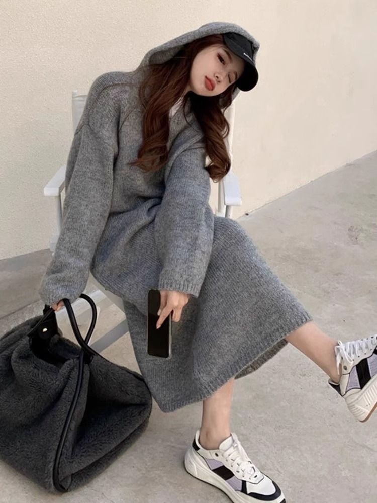 Sweater panjang wanita, gaya K - Winter Clothing H&M ulasan dan harga