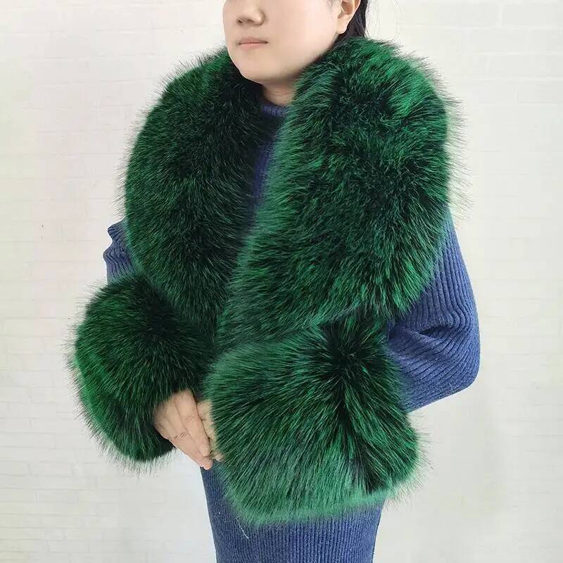Selendang Bulu Imitasi Rubah B - Winter Clothing Color ulasan dan harga
