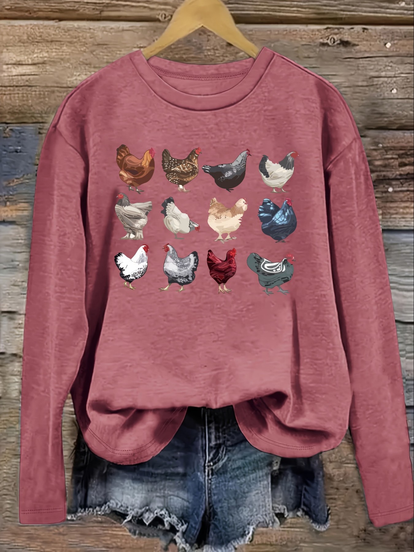 Kaos Wanita Lengan Panjang Kas - Winter Clothing Color ulasan dan harga