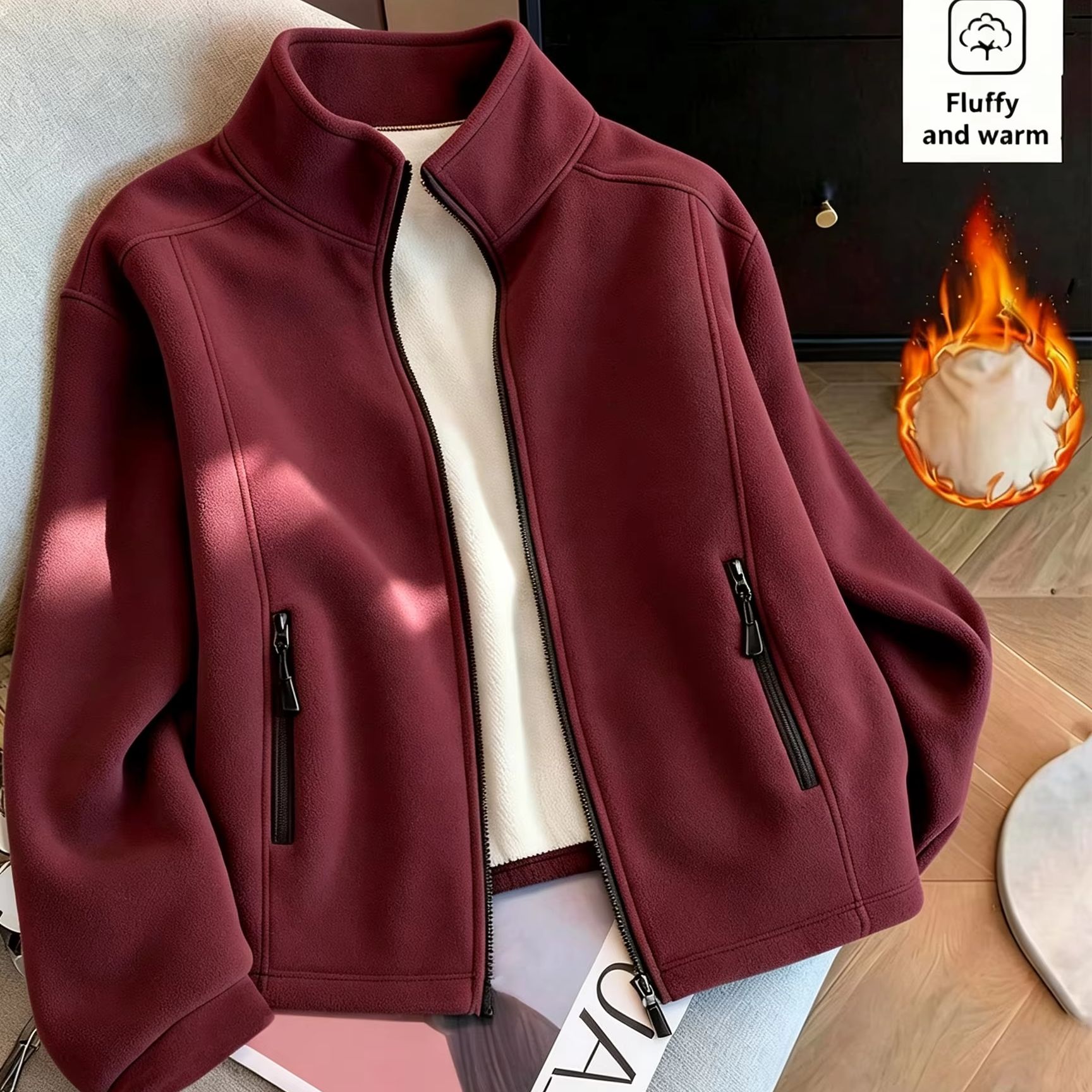 Jaket Wanita Berbahan Fleece T - Winter Clothing H&M ulasan dan harga