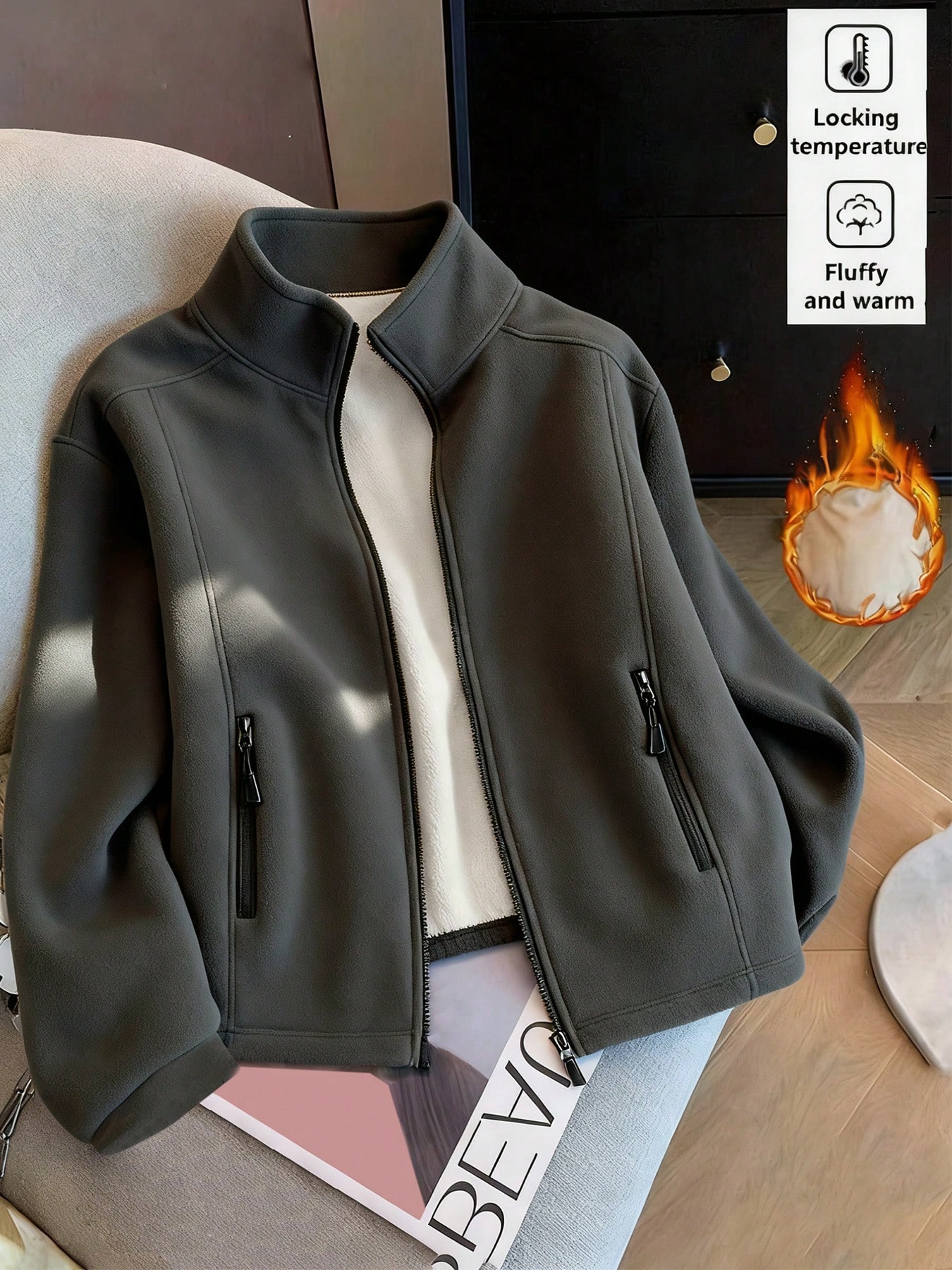 Jaket Wanita Berbahan Fleece T - Winter Clothing H&M ulasan dan harga