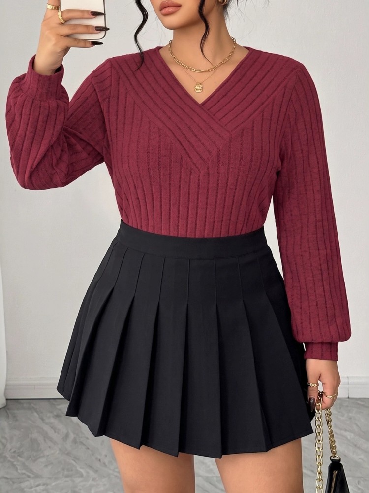Sweter Rajut Lengan Panjang Ka - Winter Clothing Plus Size ulasan dan harga