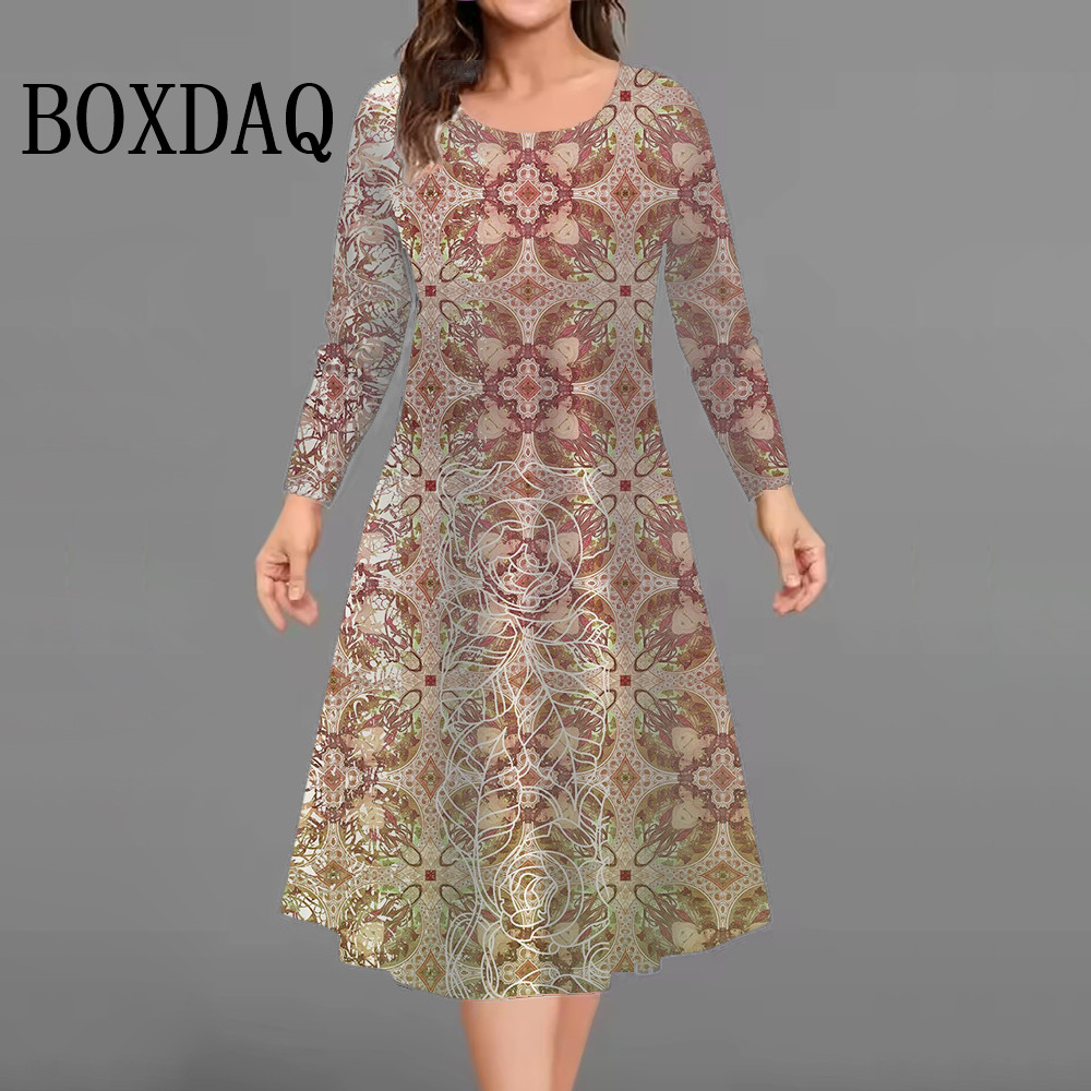Gaun Wanita Elegan Fashion Bar - Winter Clothing Plus Size ulasan dan harga