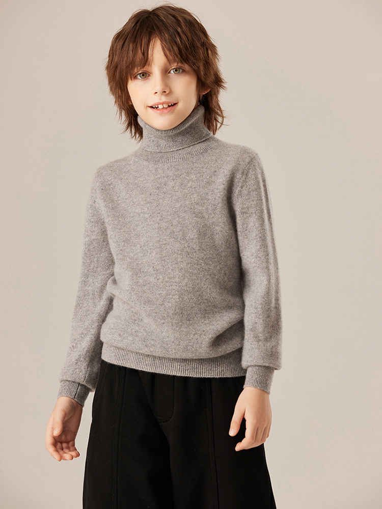 Sweater Kasmir Musim Gugur Mus - Winter Clothing For Boys ulasan dan harga