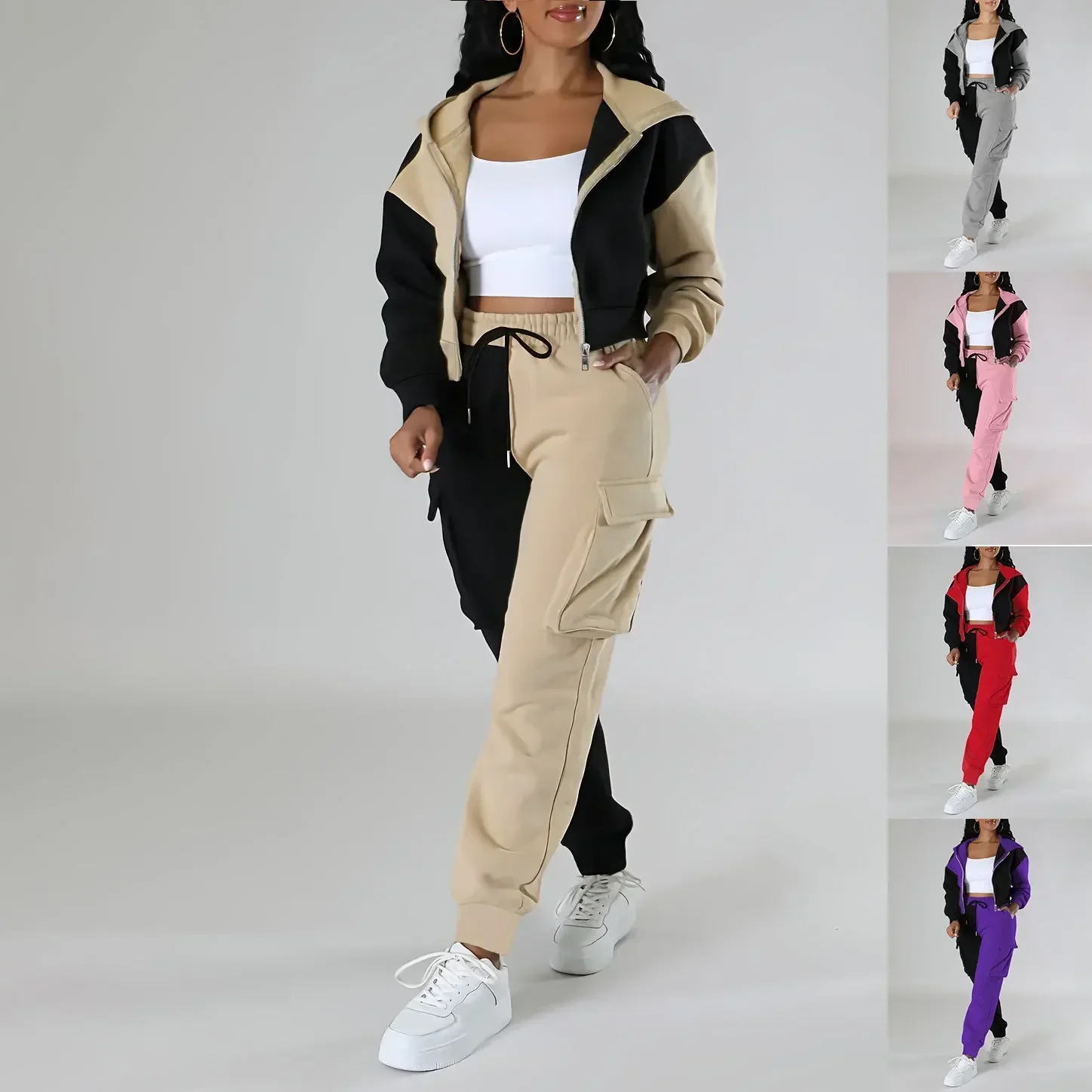 Setelan wanita Hoodie, setelan - Winter Clothing Kit ulasan dan harga