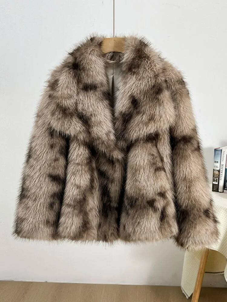 Jaket Bulu Imitasi Rubah Wanit - Winter Clothing Taiwan ulasan dan harga