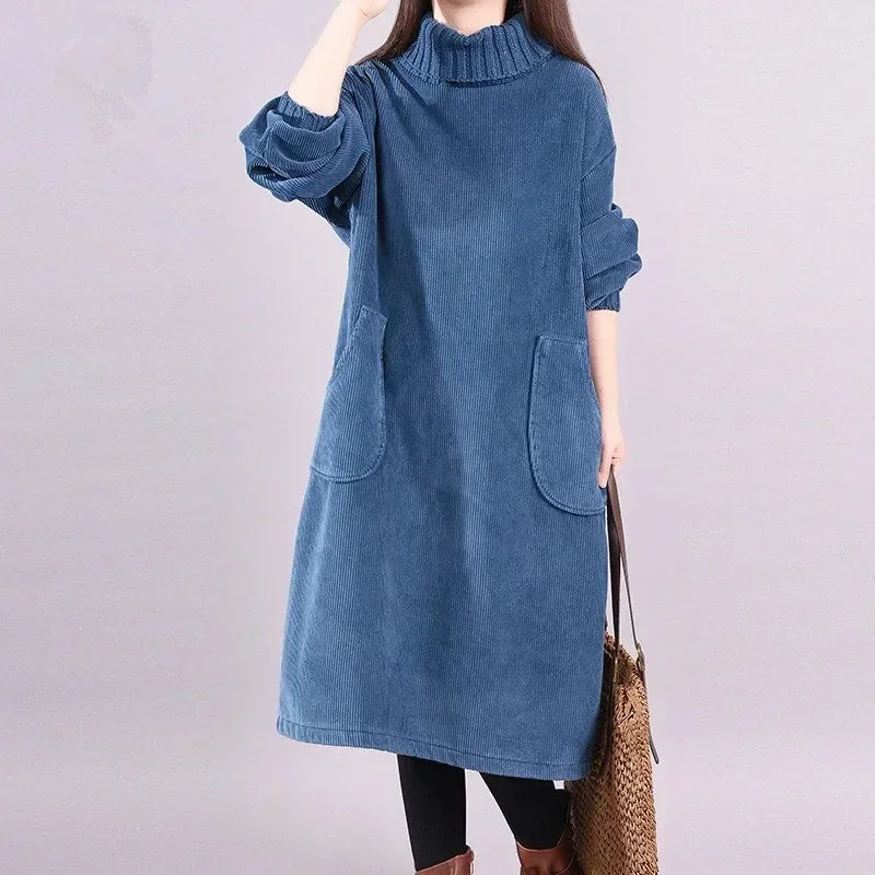 Gaun korduroi musim gugur wani - Winter Clothing H&M ulasan dan harga