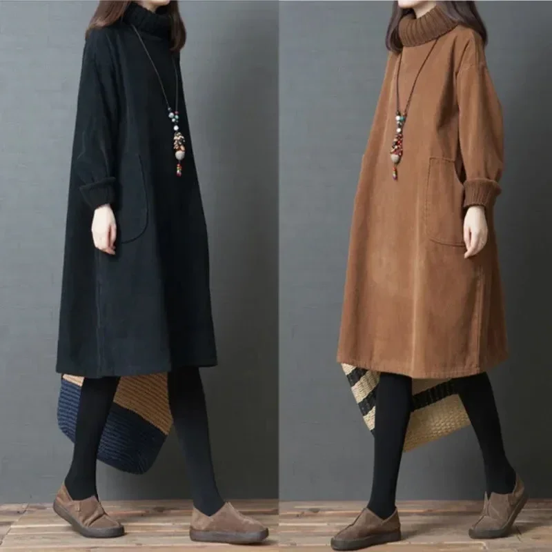 Gaun korduroi musim gugur wani - Winter Clothing H&M ulasan dan harga