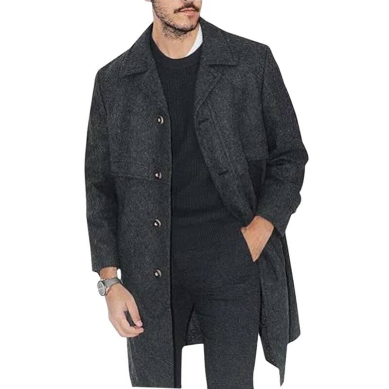 Jas Pria Kerah Lapel Kantor Ka - Winter Clothing Taiwan ulasan dan harga