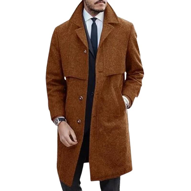 Jas Pria Kerah Lapel Kantor Ka - Winter Clothing Taiwan ulasan dan harga