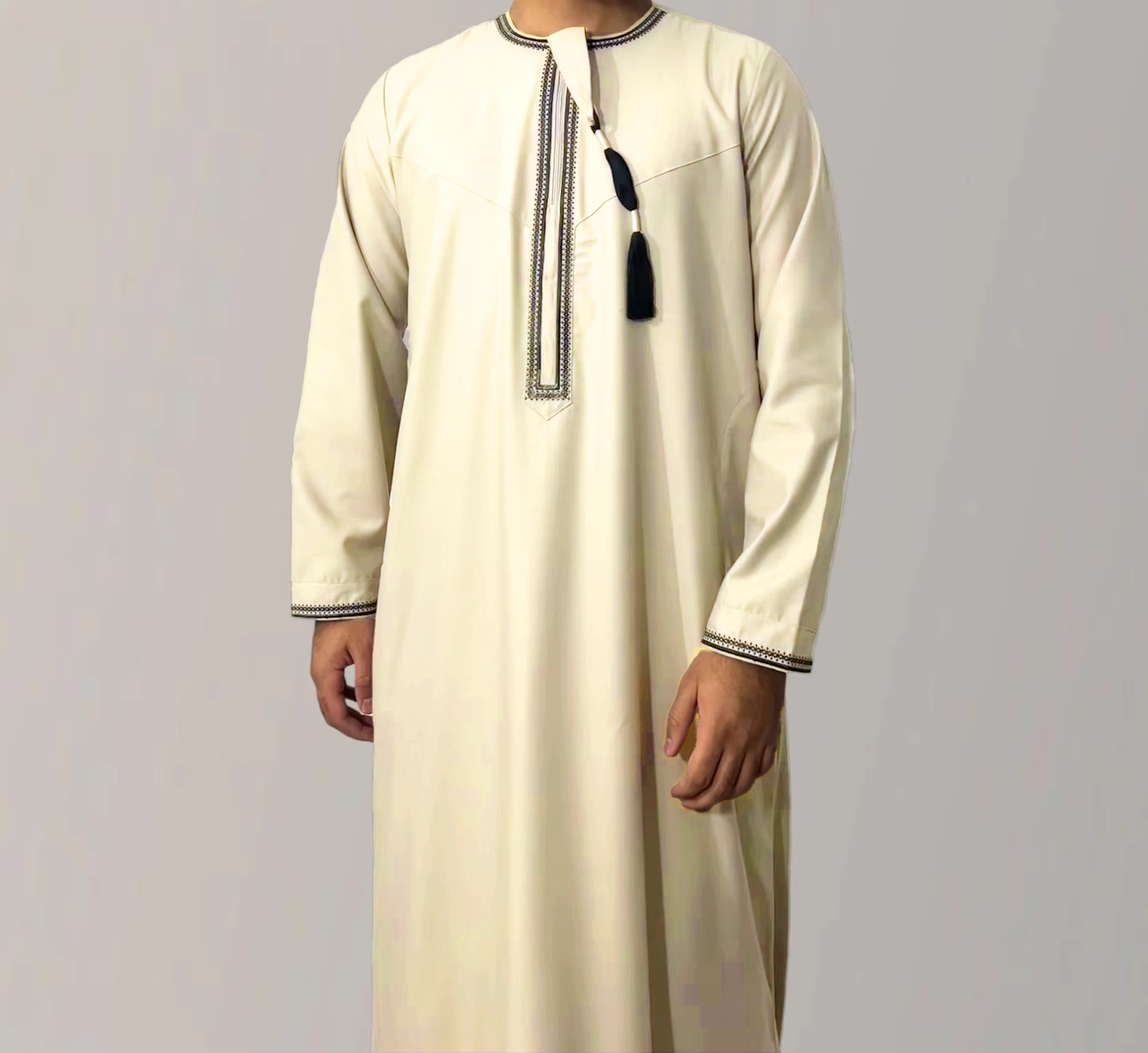 Pakaian Muslim Pria Baru Abaya - Winter Clothing Pakistan Men ulasan dan harga
